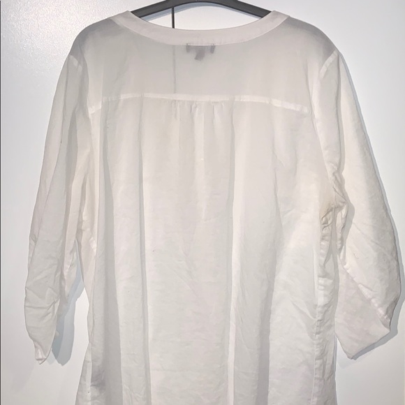 Le Chateau white button-down utility blouse - Picture 5 of 5